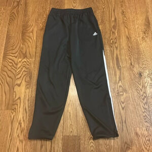 Adidas Kids Basic Black and White Track Pants